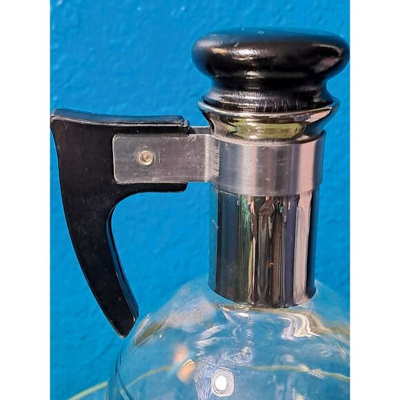 MCM Individual Carafe Glass Coffee Carafate Vintage Gold Inland Glass Co. - Picture 3 of 10